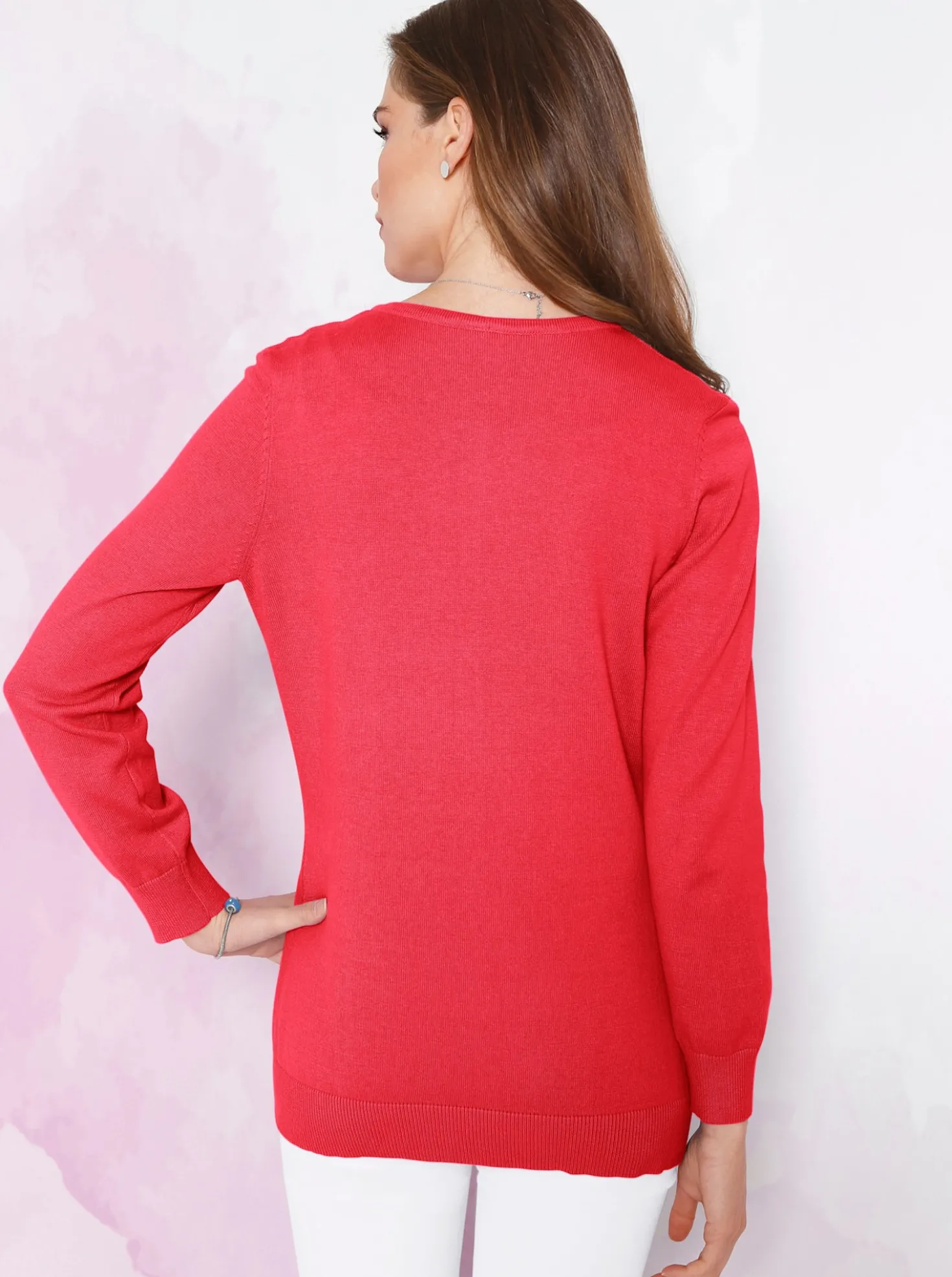 Strickjacke aus reiner Baumwolle