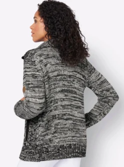 Strickjacke , hinten glatt gestrickt
