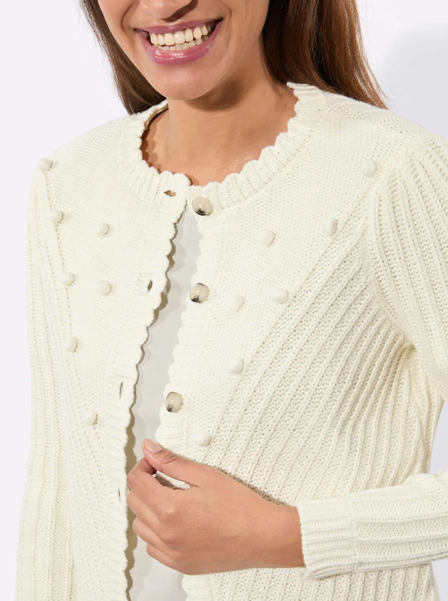 Strickjacke im Landhaus-Stil