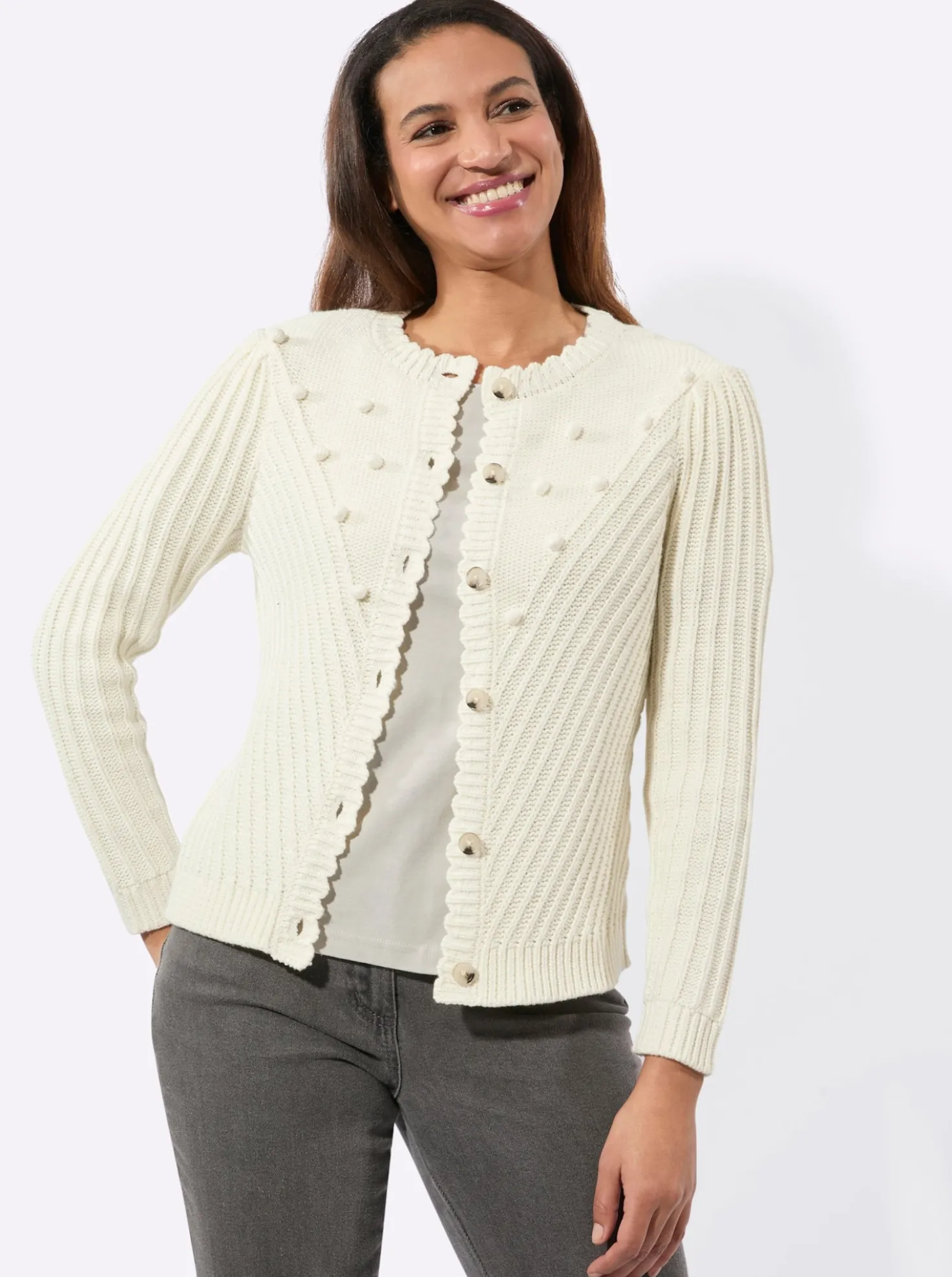 Strickjacke im Landhaus-Stil