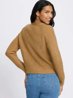 Strickjacke im Patentstrick