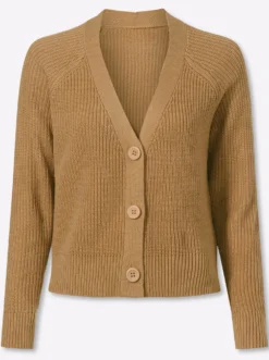 Strickjacke im Patentstrick