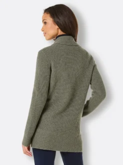Strickjacke im Schurwoll-Kaschmir-Mix