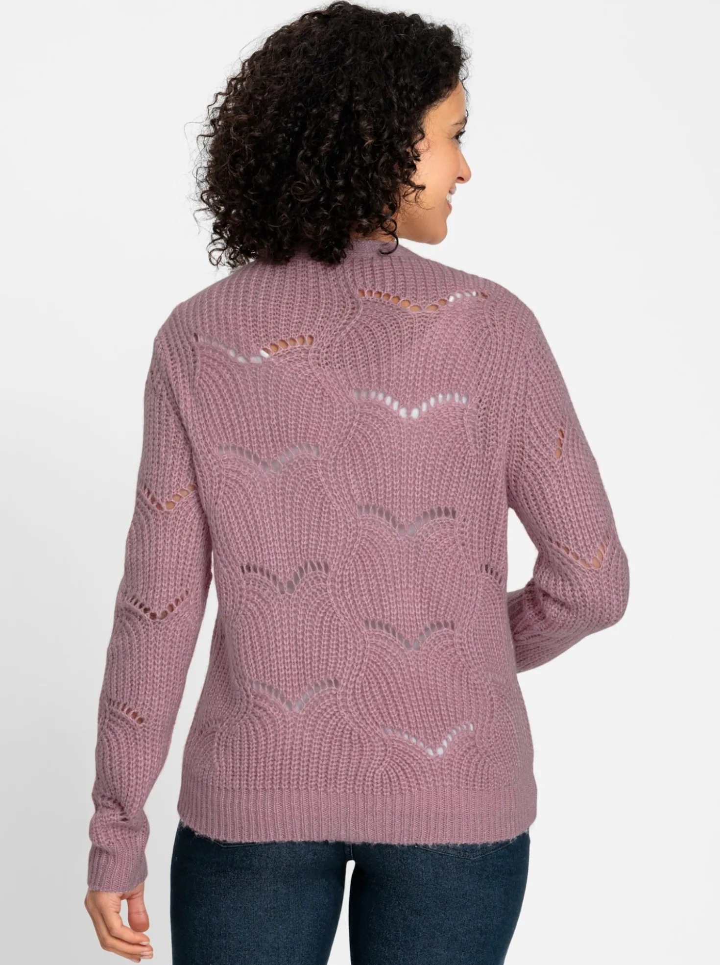 Strickjacke in flauschiger Qualität
