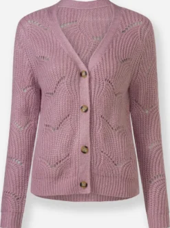 Strickjacke in flauschiger Qualität