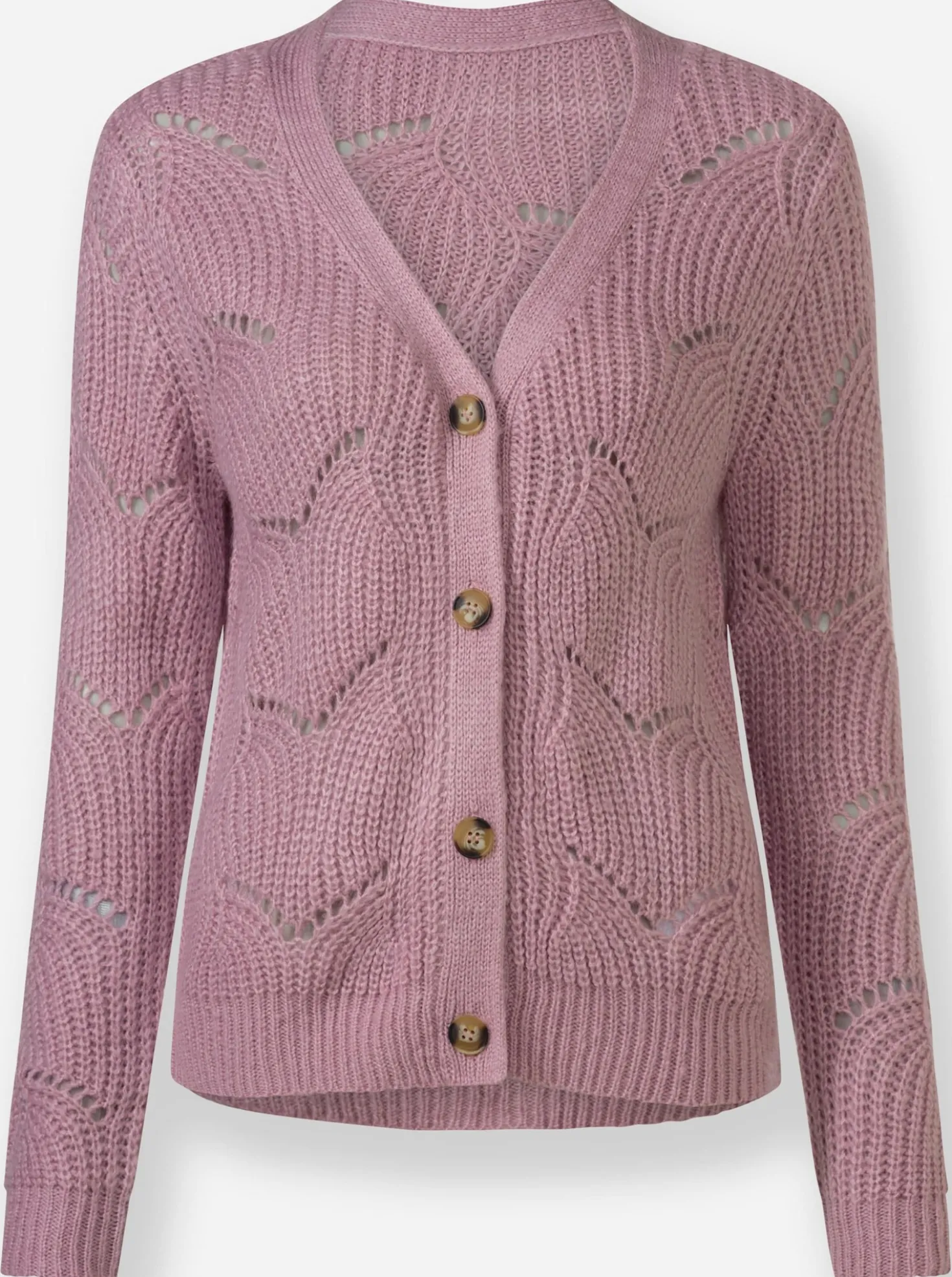 Strickjacke in flauschiger Qualität