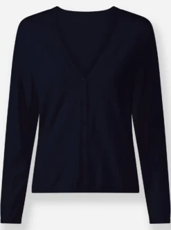Strickjacke mit 3D-Tupfen