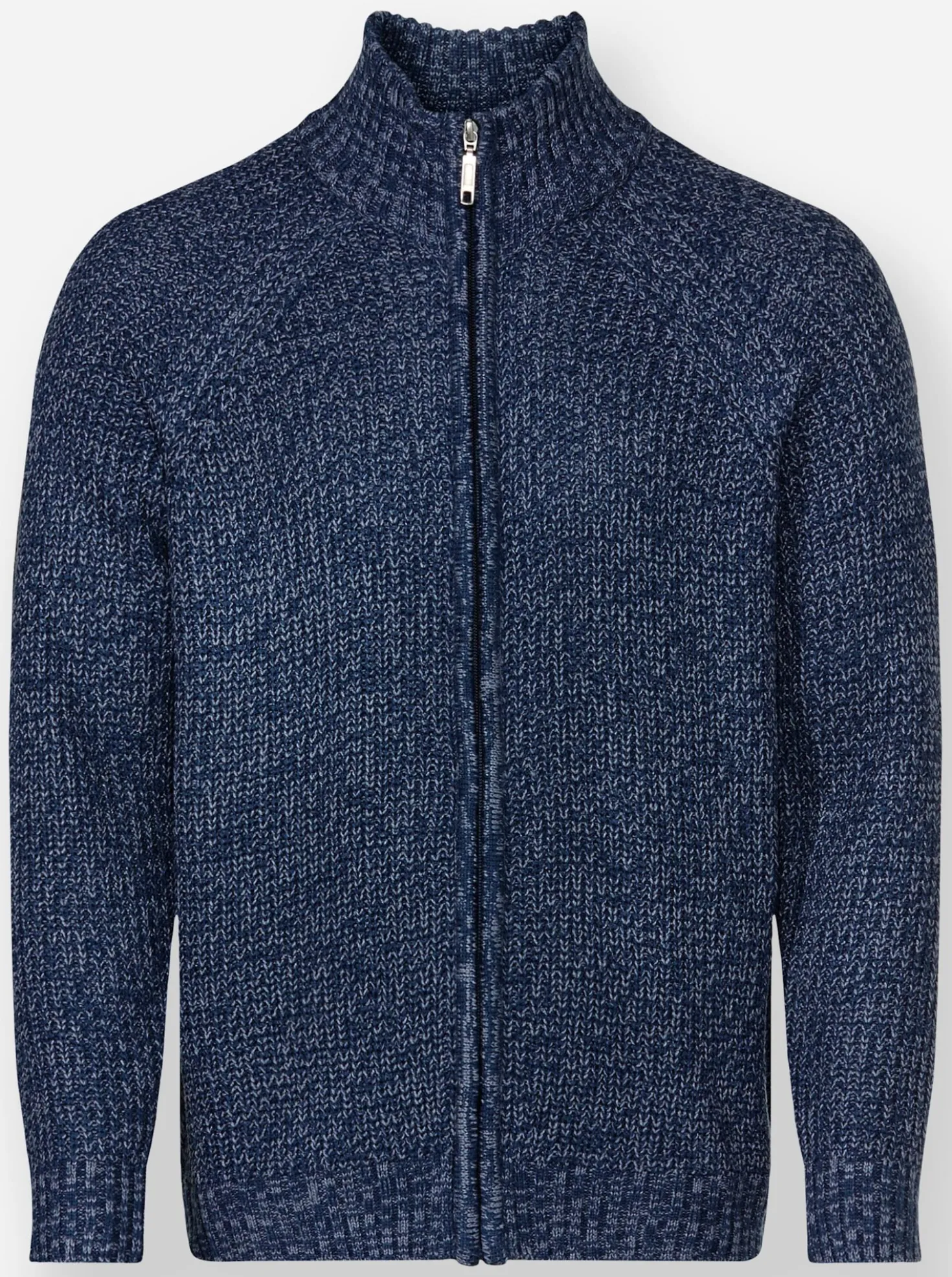 Strickjacke mit durchgehendem Reißverschluss