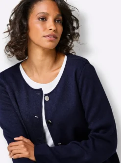 Strickjacke mit Jacquard-Muster