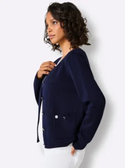 Strickjacke mit Jacquard-Muster
