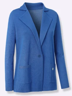 Strickjacke mit 1-Knopf-Verschluss