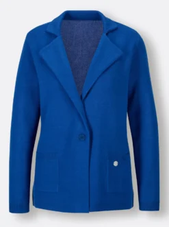 Strickjacke mit 1-Knopf-Verschluss