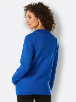 Strickjacke mit 1-Knopf-Verschluss