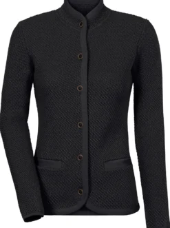 Strickjacke mit Perlfang-Muster