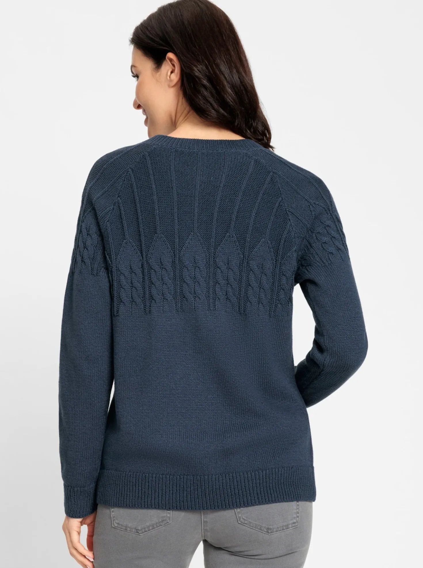 Strickjacke mit Raglan-Ärmeln