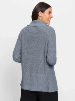 Strickjacke mit Schalkragen