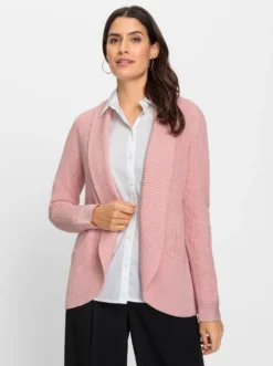 Strickjacke mit Schalkragen