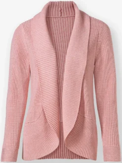 Strickjacke mit Schalkragen