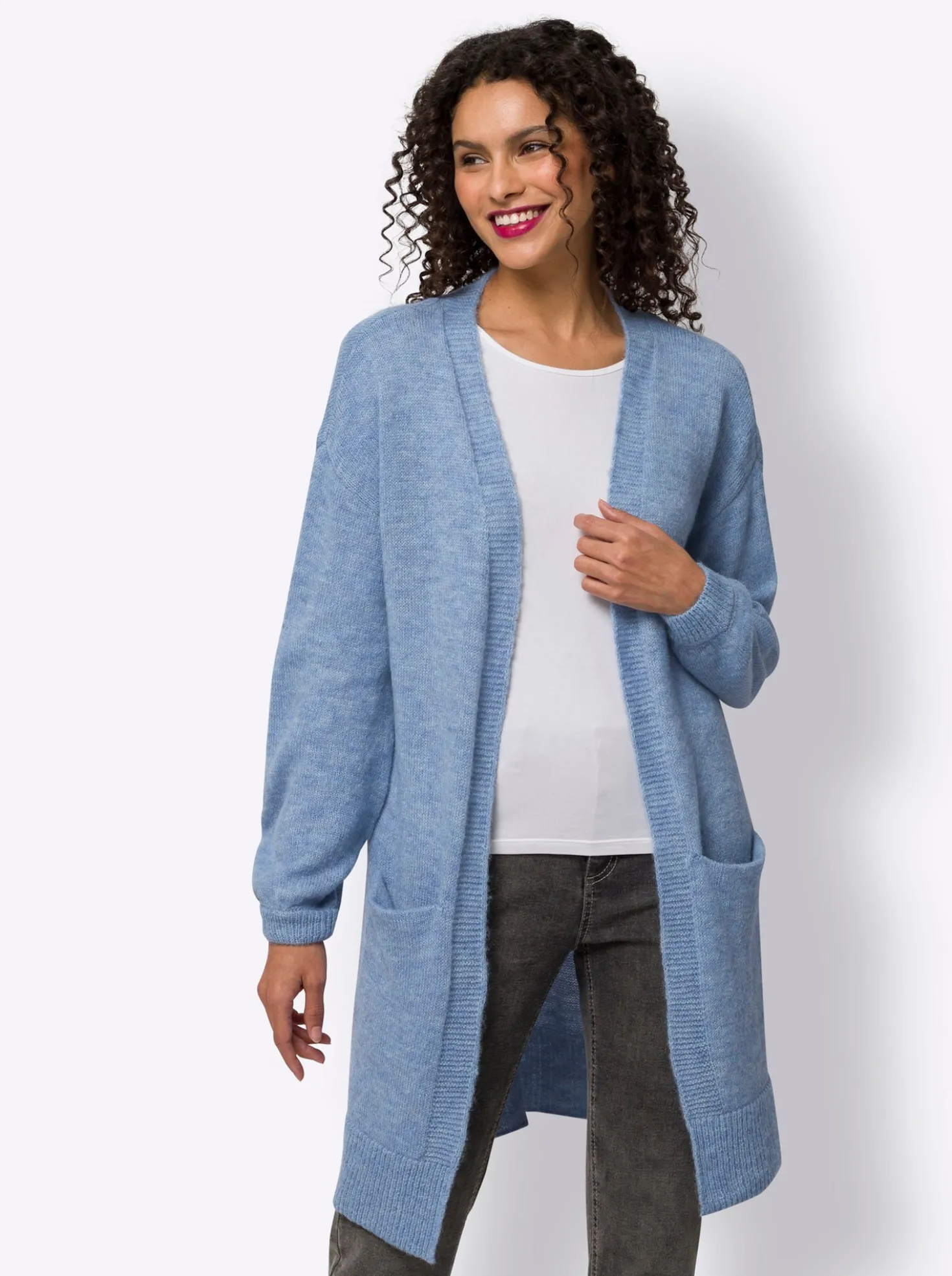 Strickjacke mit Taschen