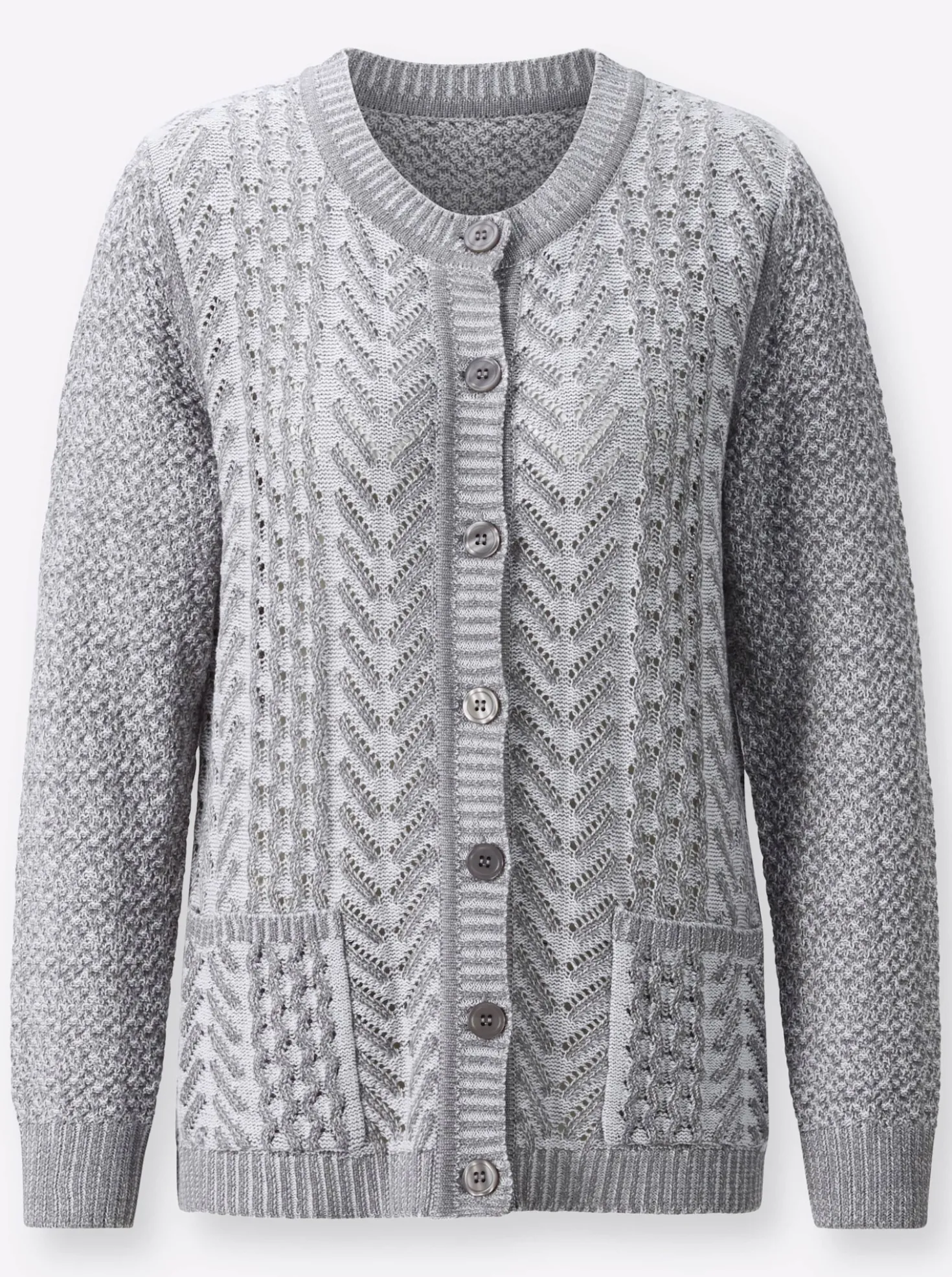 Strickjacke mit Taschen