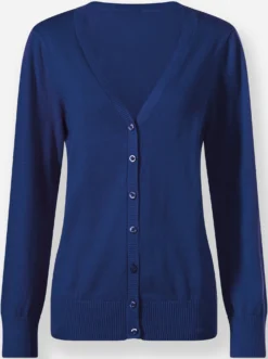Strickjacke mit V-Ausschnitt