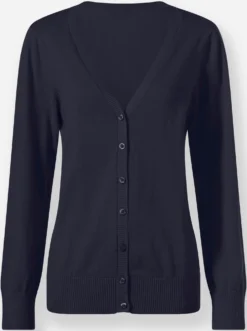 Strickjacke mit V-Ausschnitt