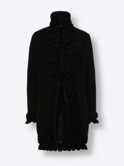 Strickjacke mit Volants