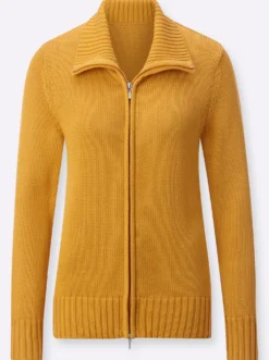 Strickjacke mit 2-Wege-Reißverschluss