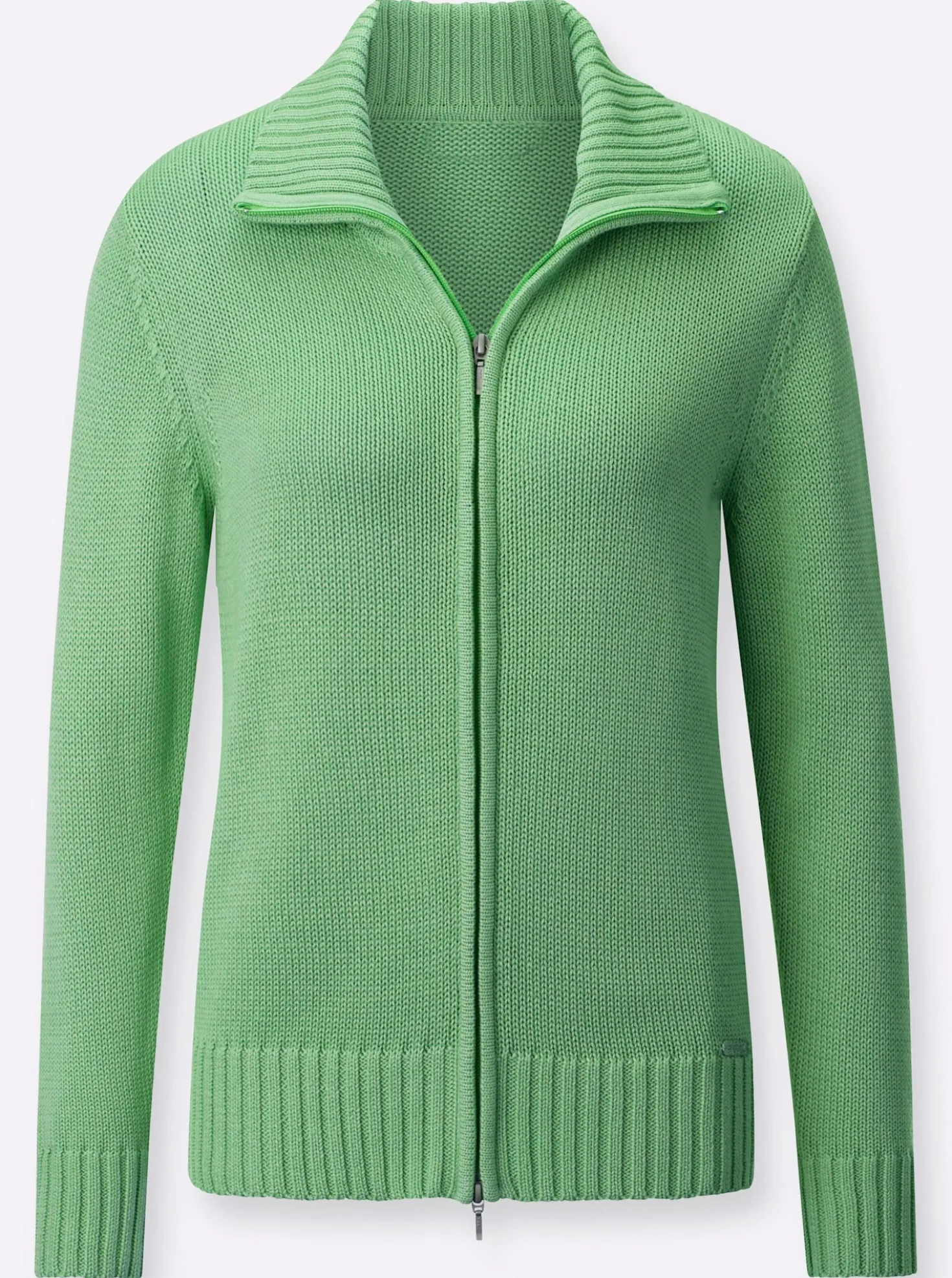 Strickjacke mit 2-Wege-Reißverschluss