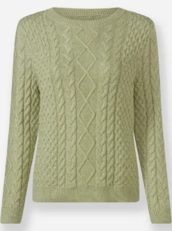 Strickpullover im Mustermix