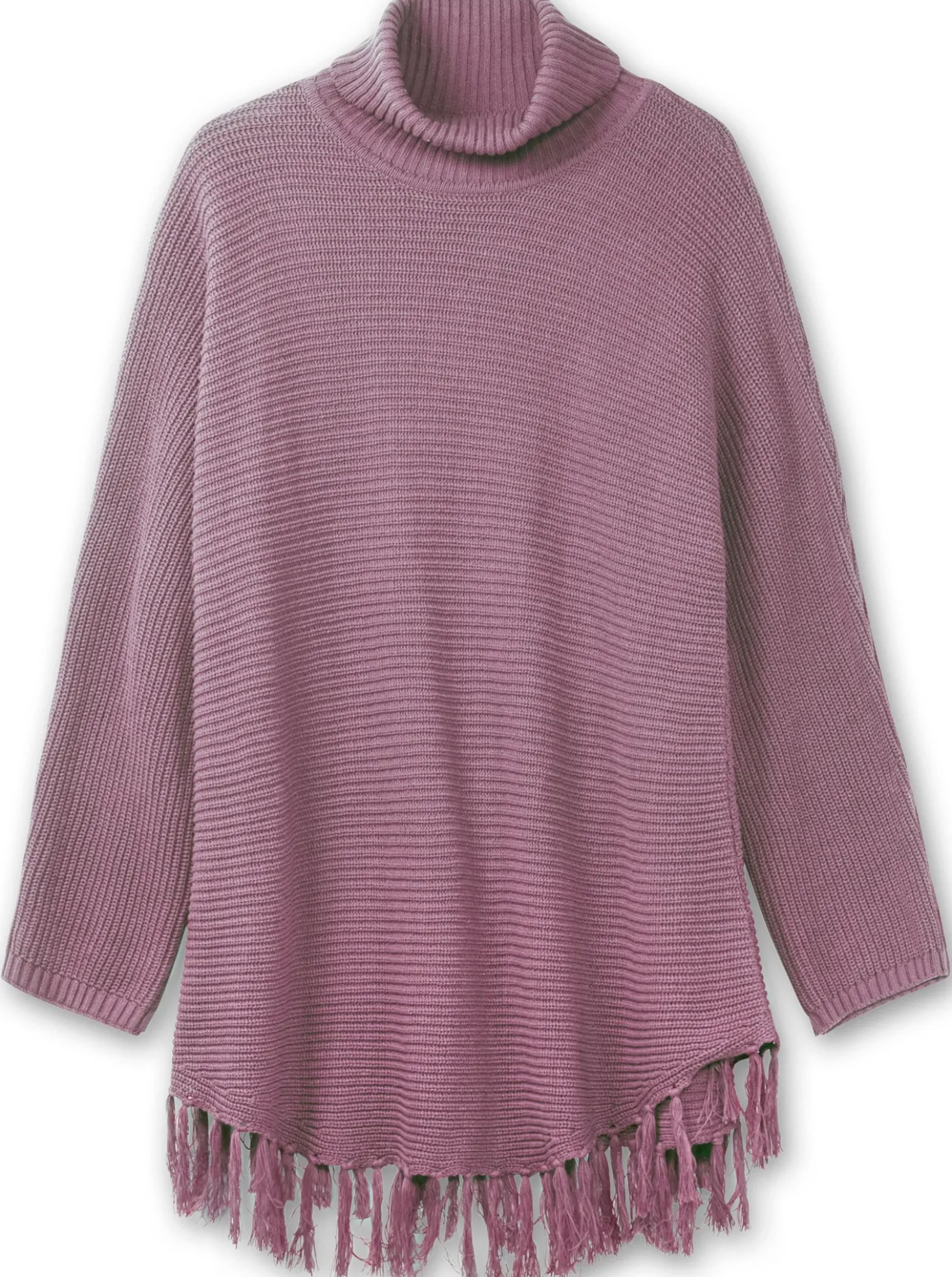 Strickpullover in Ponchoform