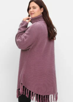 Strickpullover in Ponchoform