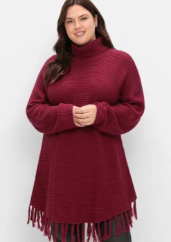 Strickpullover in Ponchoform