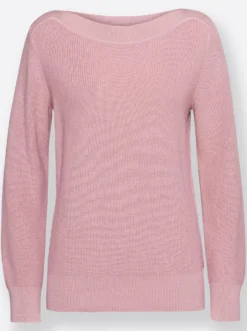 Strickpullover in Ripp-Optik