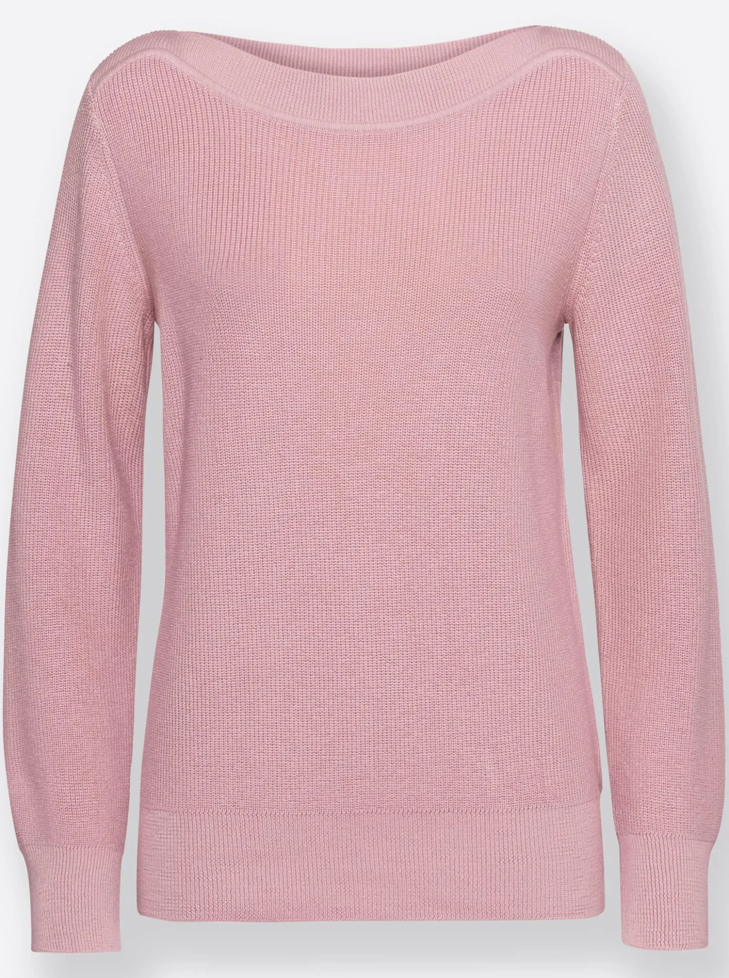 Strickpullover in Ripp-Optik