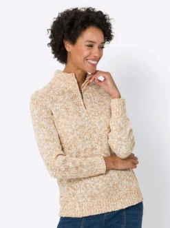 Strickpullover mit Effekt-Garn
