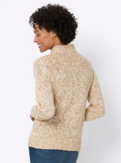 Strickpullover mit Effekt-Garn