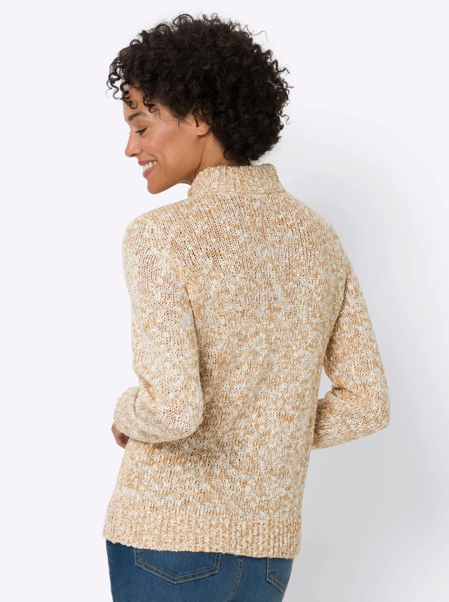 Strickpullover mit Effekt-Garn