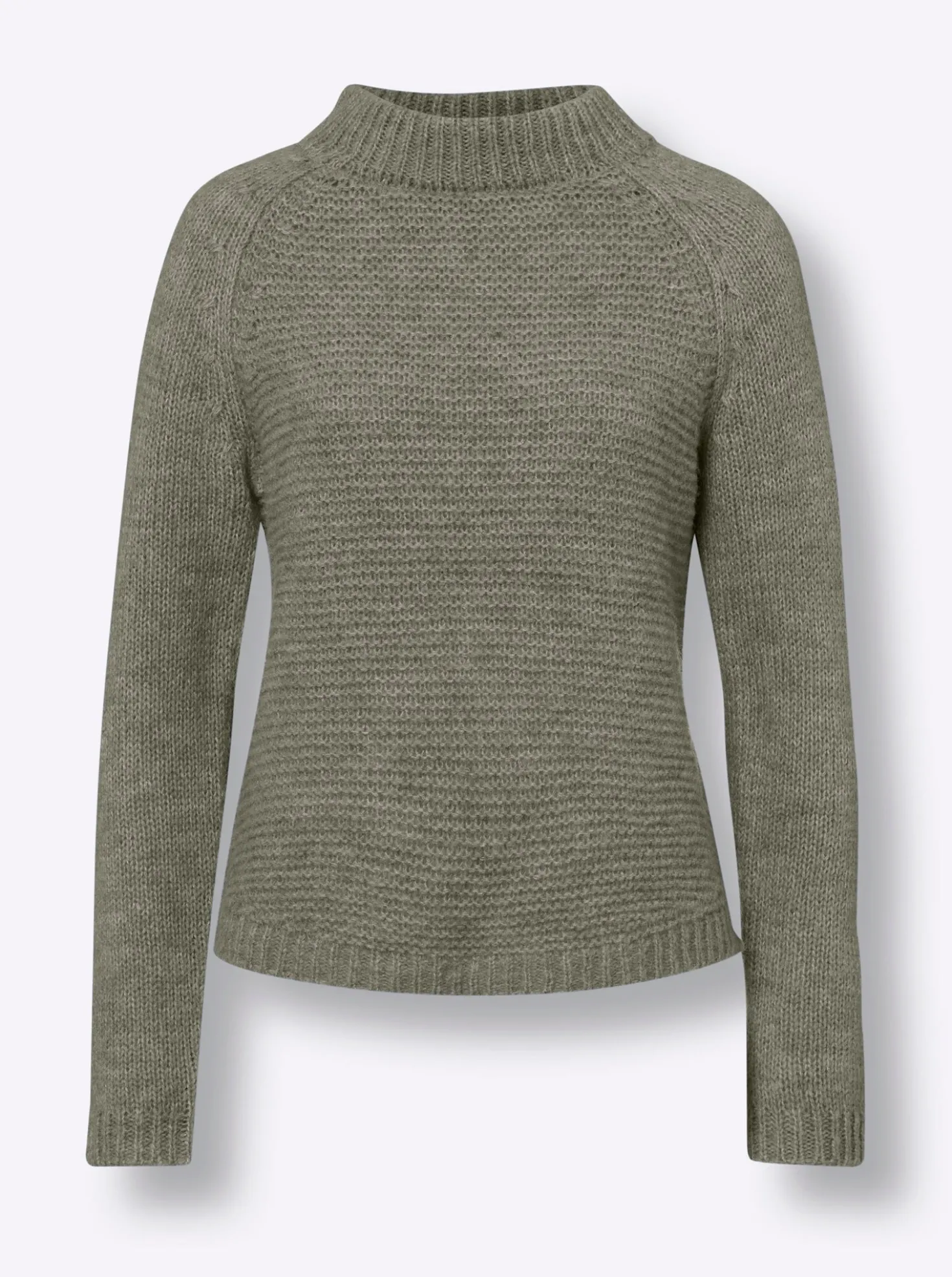 Strickpullover mit Raglan-Ärmel