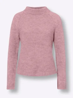 Strickpullover mit Raglan-Ärmel