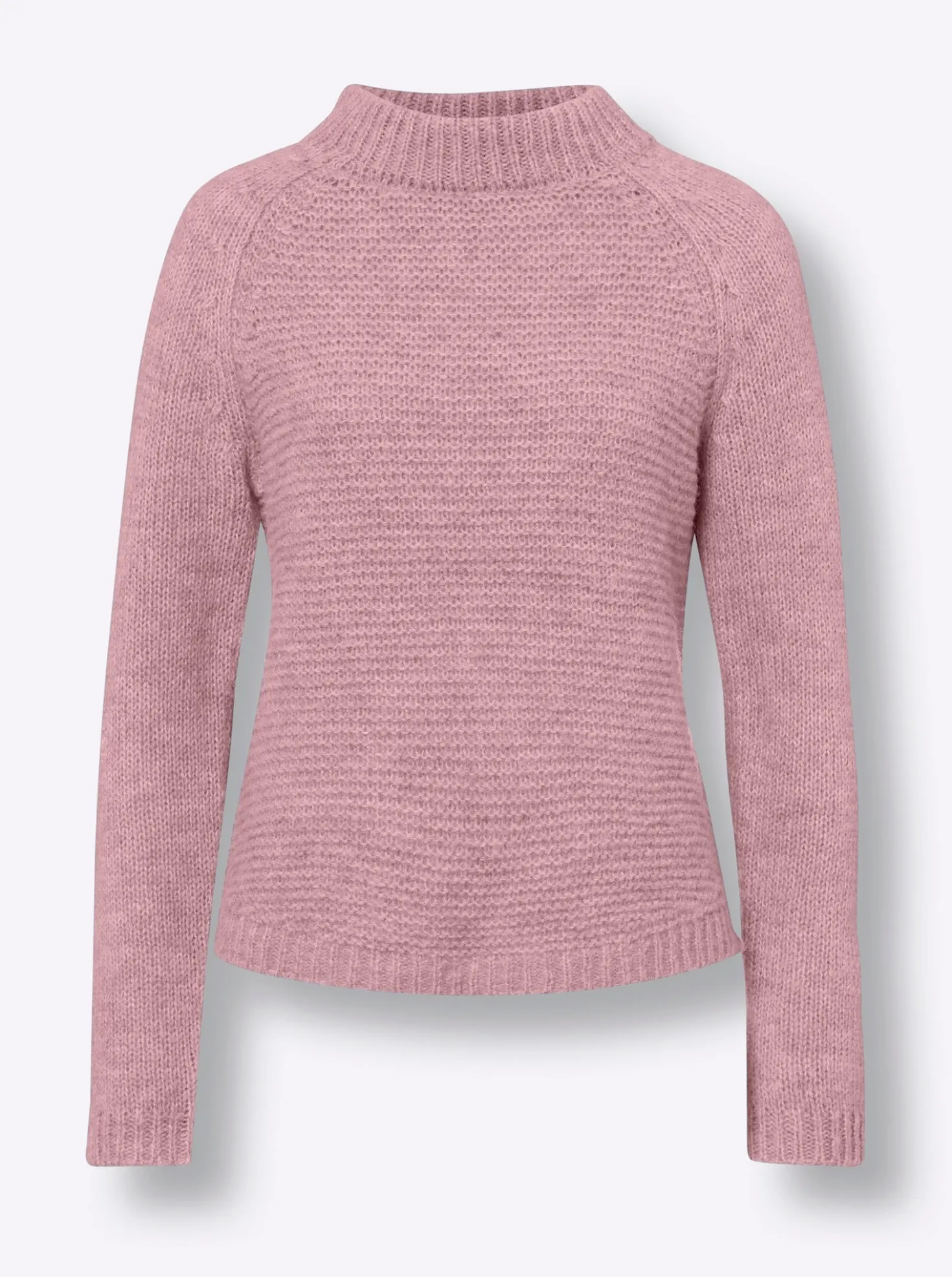 Strickpullover mit Raglan-Ärmel