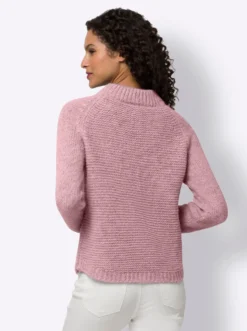 Strickpullover mit Raglan-Ärmel