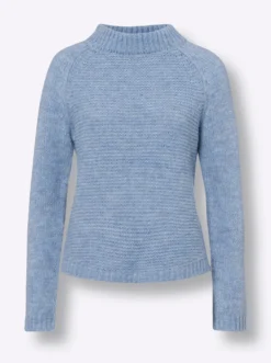 Strickpullover mit Raglan-Ärmel