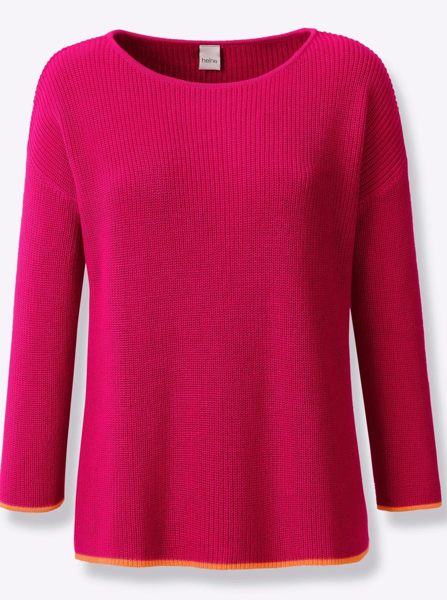 Strickpullover mit 3/4-Ärmeln