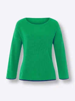 Strickpullover mit 3/4-Ärmeln