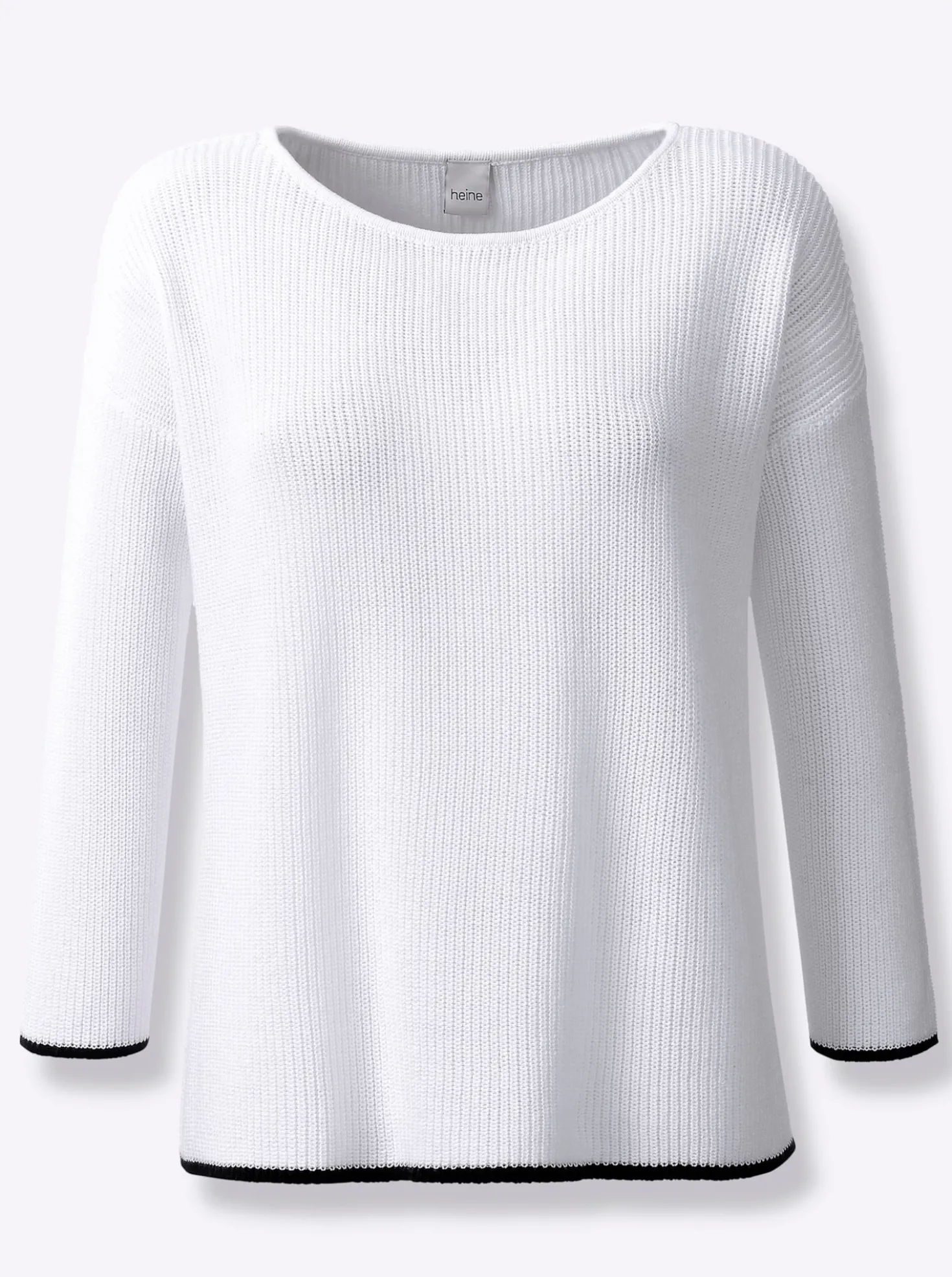 Strickpullover mit 3/4-Ärmeln