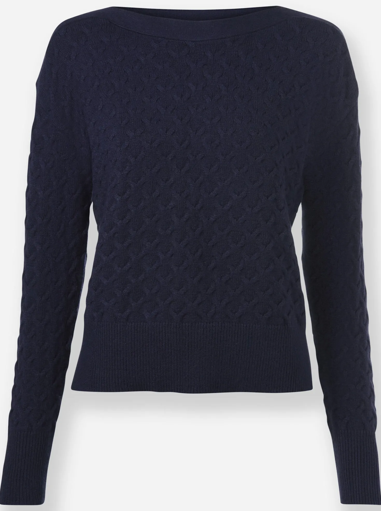 Strickpullover mit Strukturmuster
