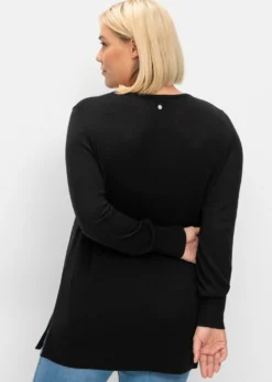 Strickpullover mit V-Ausschnitt
