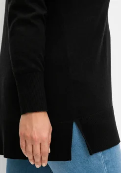 Strickpullover mit V-Ausschnitt