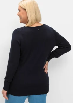 Strickpullover mit V-Ausschnitt